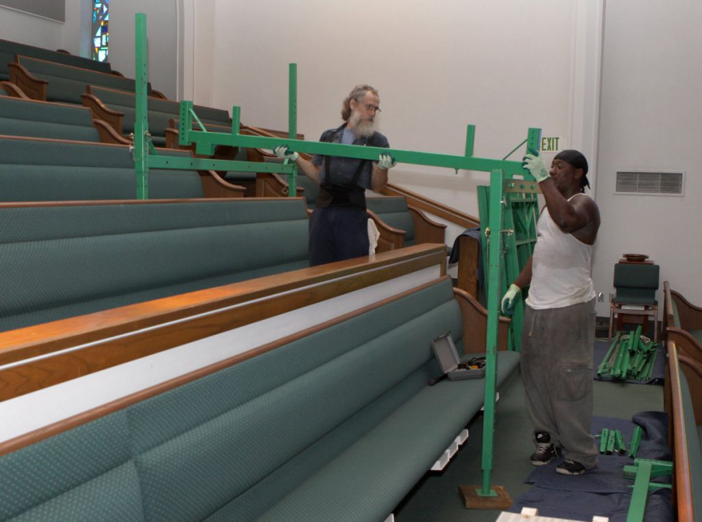 Church scaffold assembly