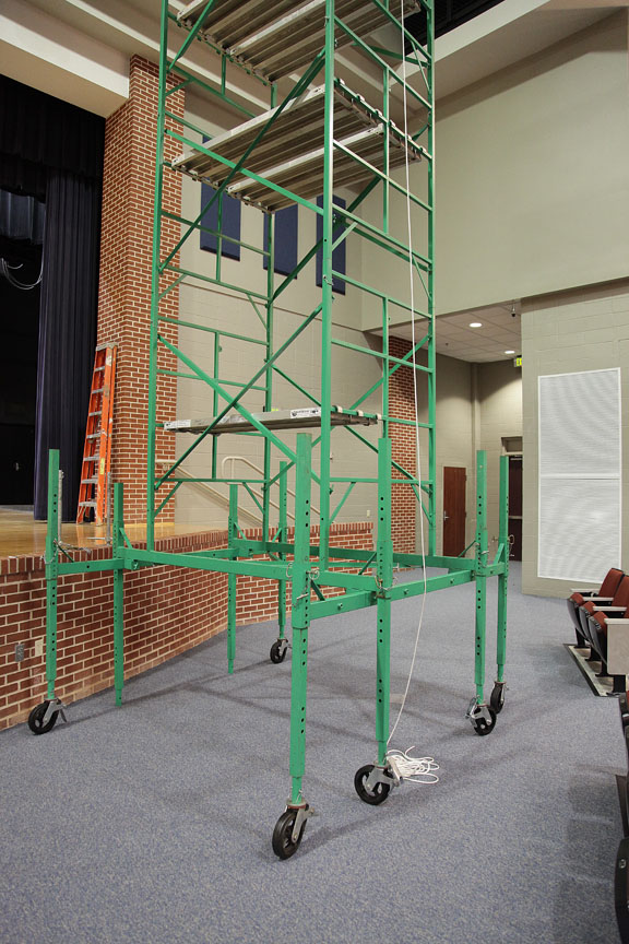 Auditorium scaffolding